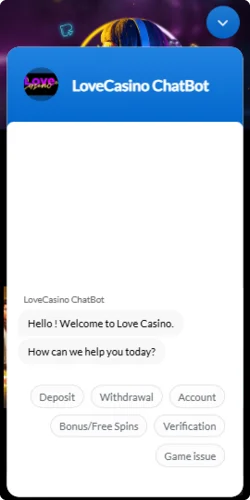 Love Casino Chatbot