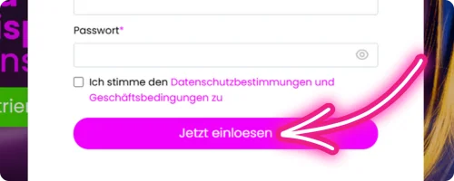 Schließen Sie die Registrierung ab