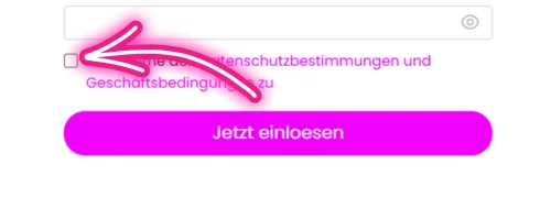 Stimmen Sie den Bedingungen zu