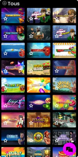 Jeux en direct Love Casino