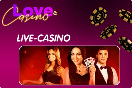 Live Casino navigatie