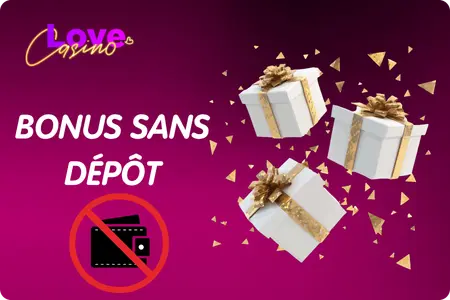 No deposit bonus and free spins at Love Casino