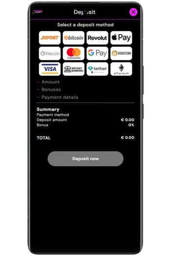 Select a payment method